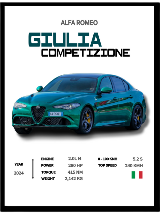 Alfa Romeo Giulia Competizione (Specs)