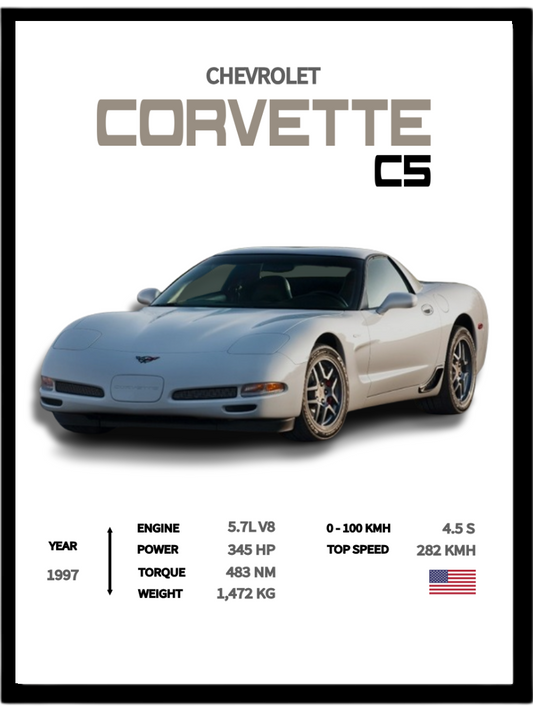 Chevrolet C5 Corvette (Specs)