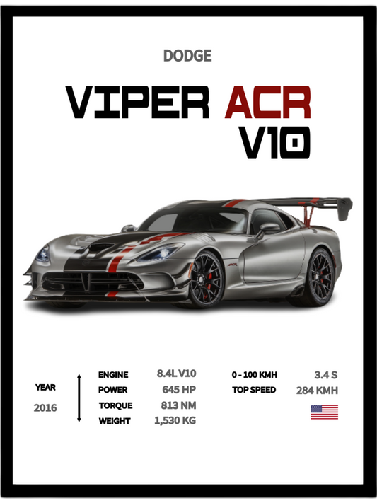 Dodge Viper ACR (Specs)