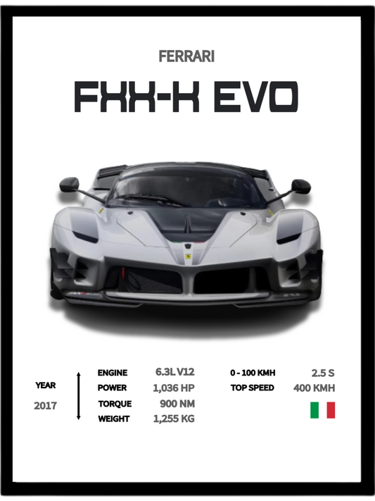 Ferrari FXXK-EVO (Specs)
